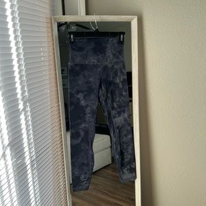 Lululemon Align Pant 25" in Diamond Dye Pitch Grey Graphite Grey